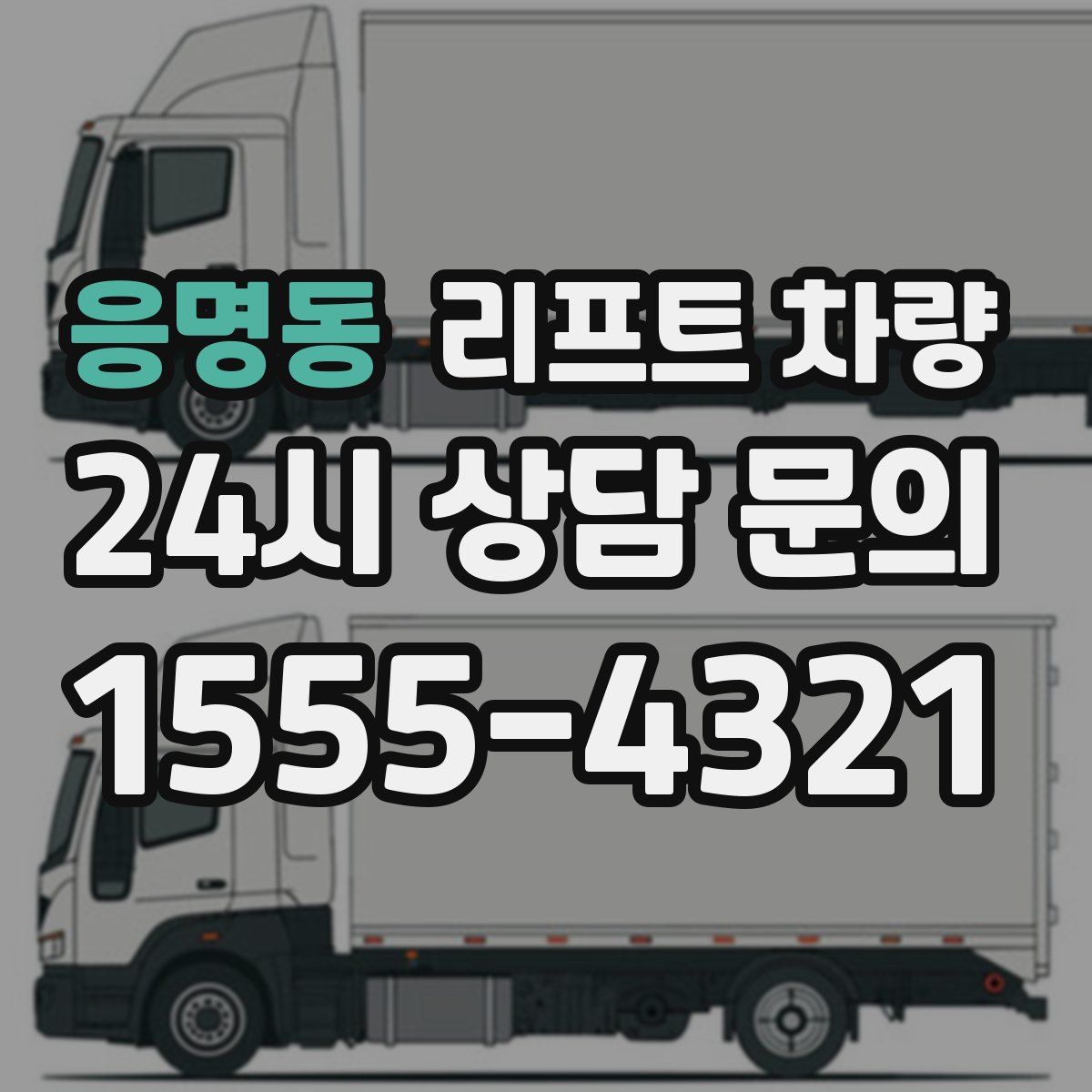 응명동 리프트 차량