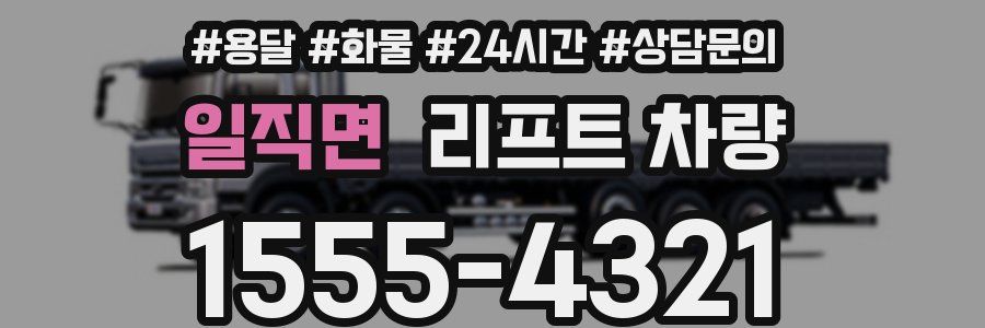 일직면 리프트 차량