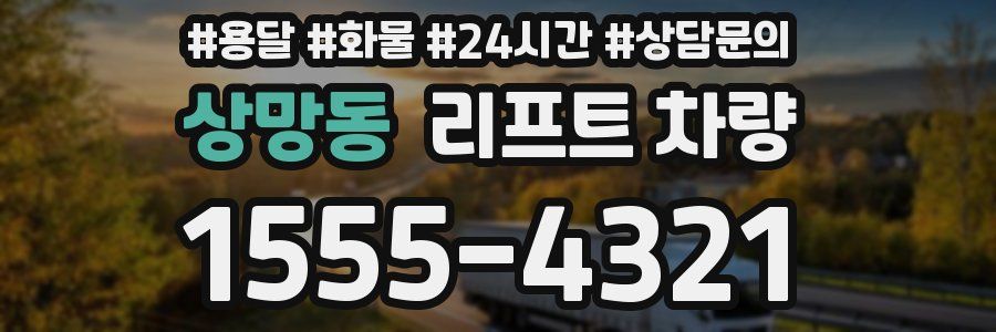 상망동 리프트 차량