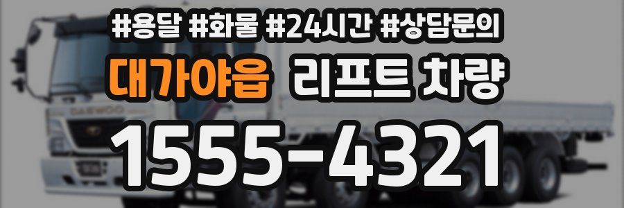 대가야읍 리프트 차량