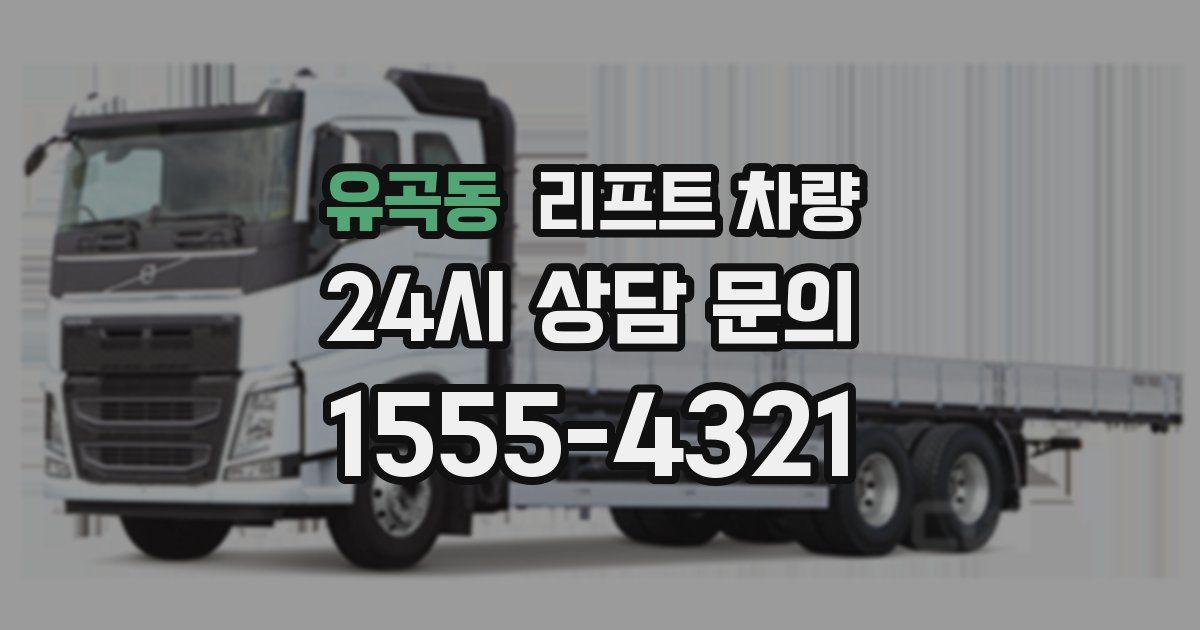 유곡동 리프트 차량