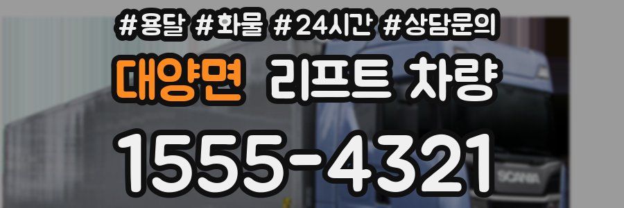 대양면 리프트 차량