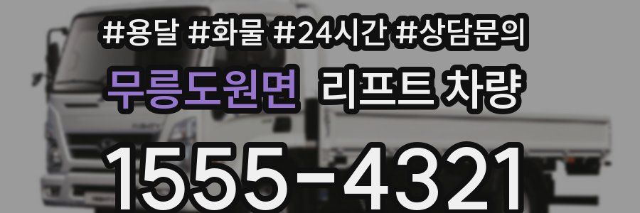 무릉도원면 리프트 차량