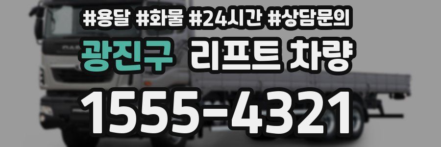광진구 리프트 차량