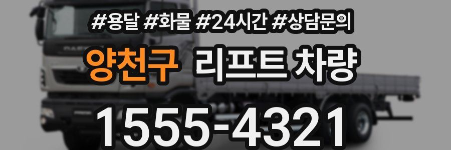 양천구 리프트 차량
