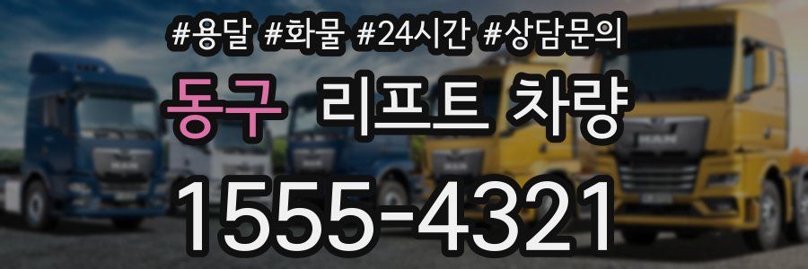 동구 리프트 차량