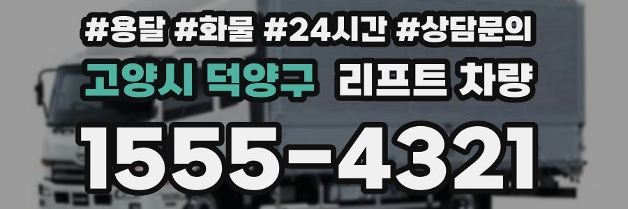 고양시 덕양구 리프트 차량