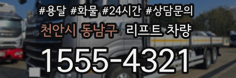 천안시 동남구 리프트 차량