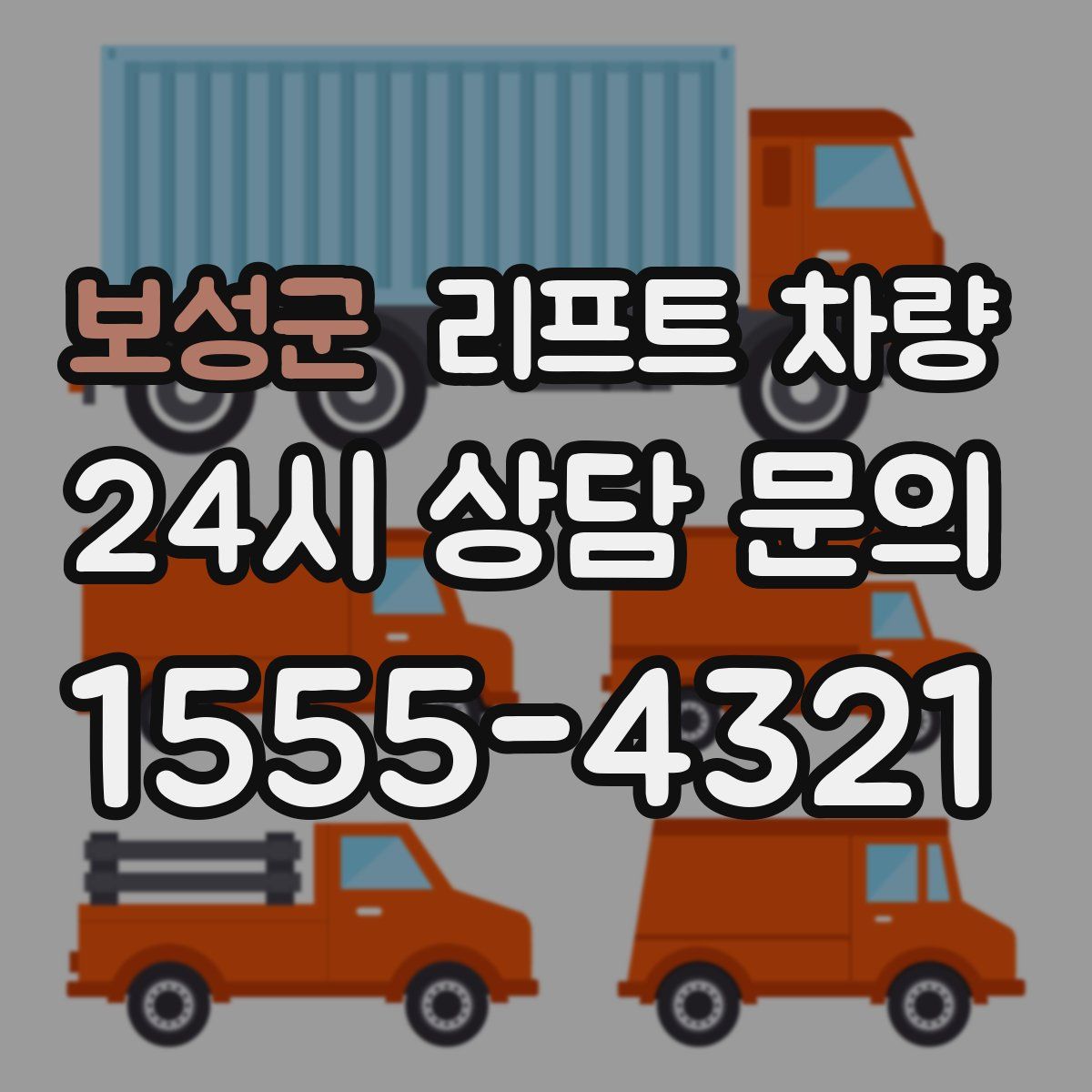 보성군 리프트 차량