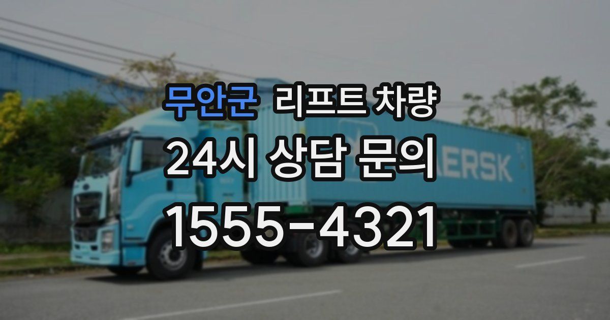 무안군 리프트 차량