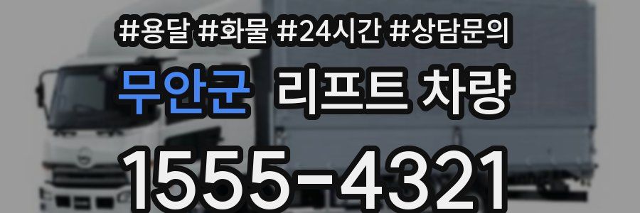 무안군 리프트 차량