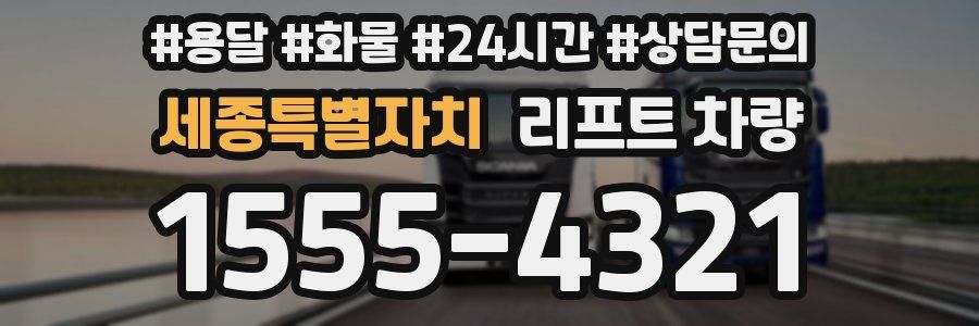세종특별자치 리프트 차량