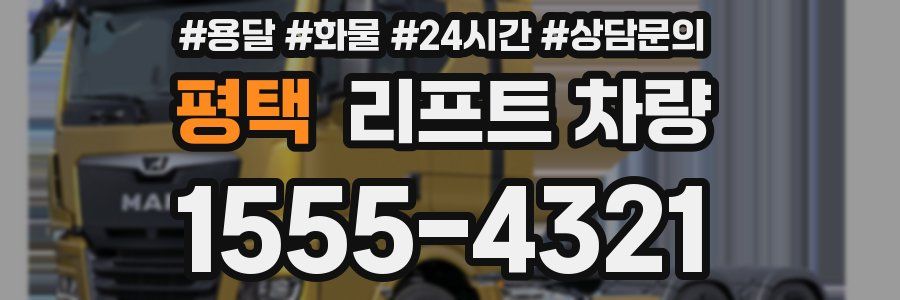 평택 리프트 차량