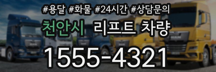 천안시 리프트 차량
