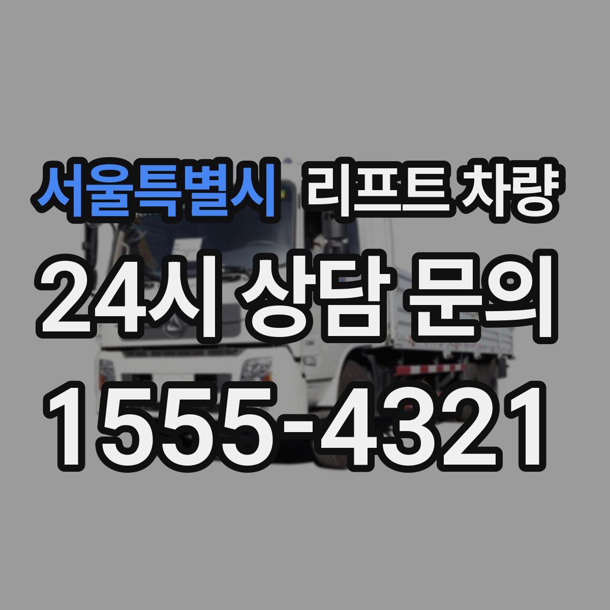 서울특별시 리프트 차량