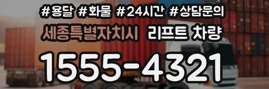 세종특별자치시 리프트 차량