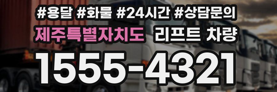 제주특별자치도 리프트 차량