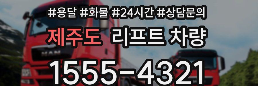 제주도 리프트 차량