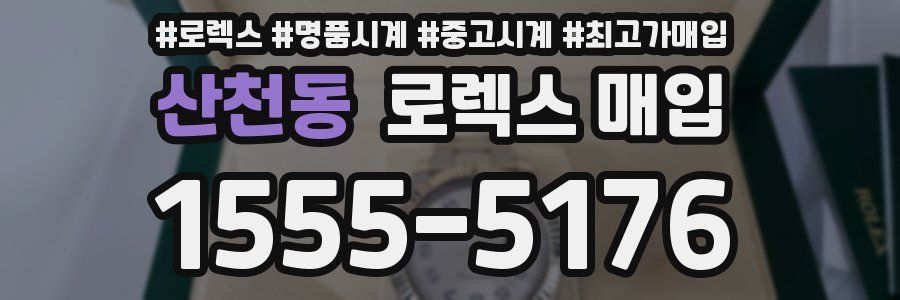 산천동 로렉스 매입
