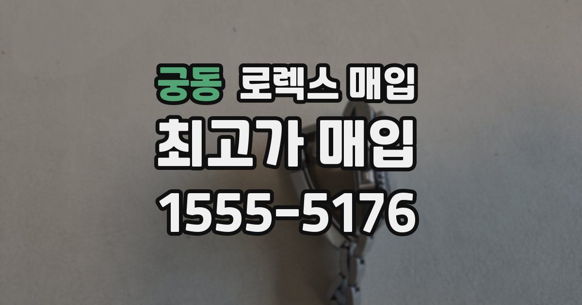 궁동 로렉스 매입