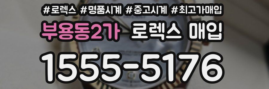 부용동2가 로렉스 매입