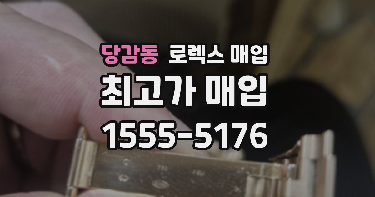 당감동 로렉스 매입