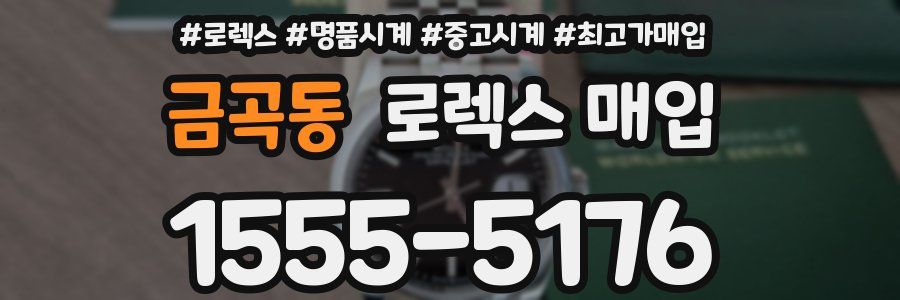 금곡동 로렉스 매입