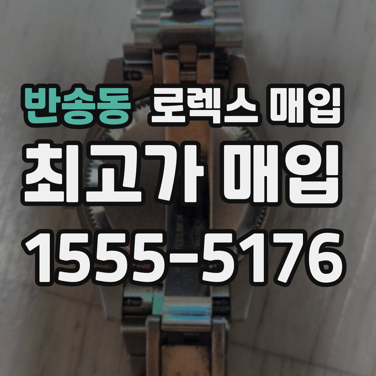 반송동 로렉스 매입