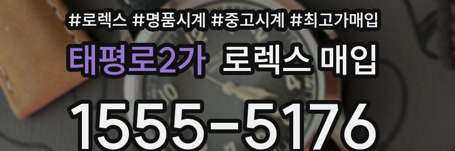 태평로2가 로렉스 매입