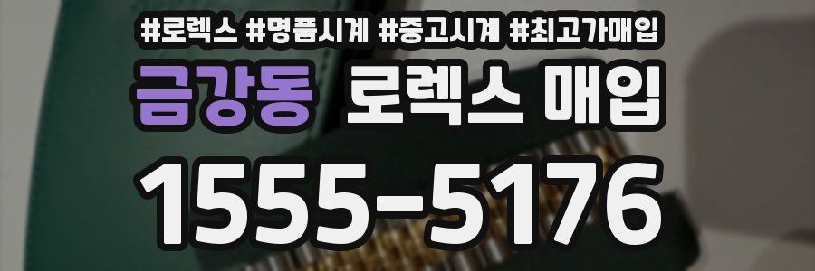 금강동 로렉스 매입