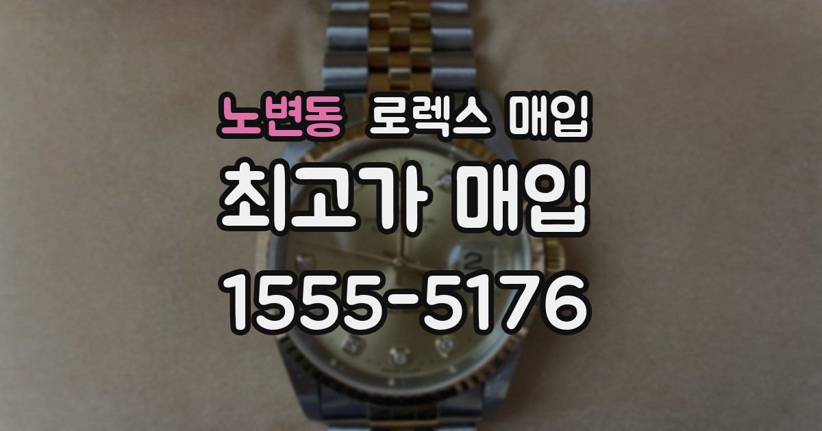 노변동 로렉스 매입