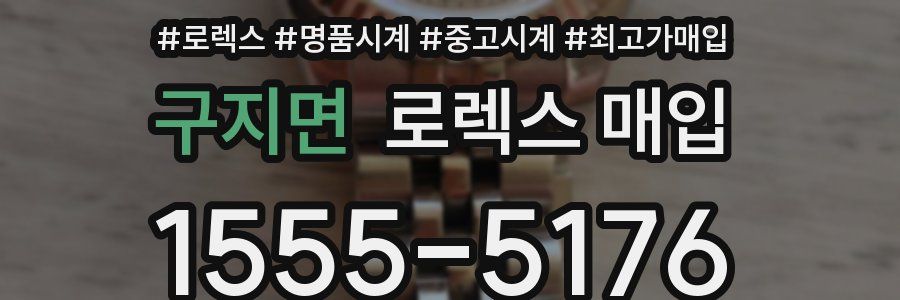 구지면 로렉스 매입