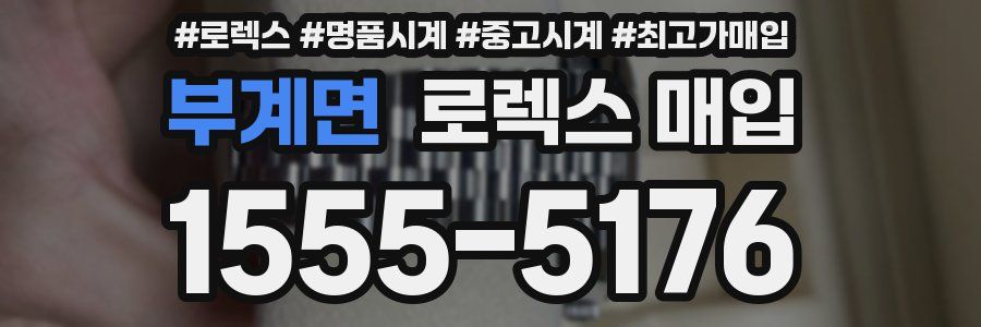 부계면 로렉스 매입