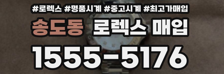 송도동 로렉스 매입