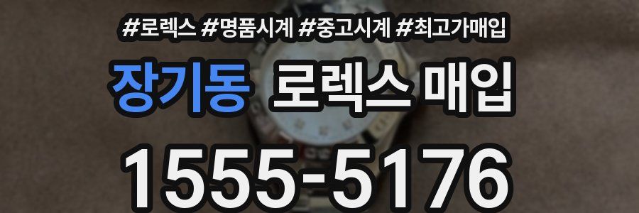 장기동 로렉스 매입