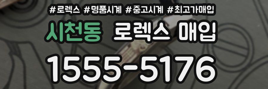 시천동 로렉스 매입