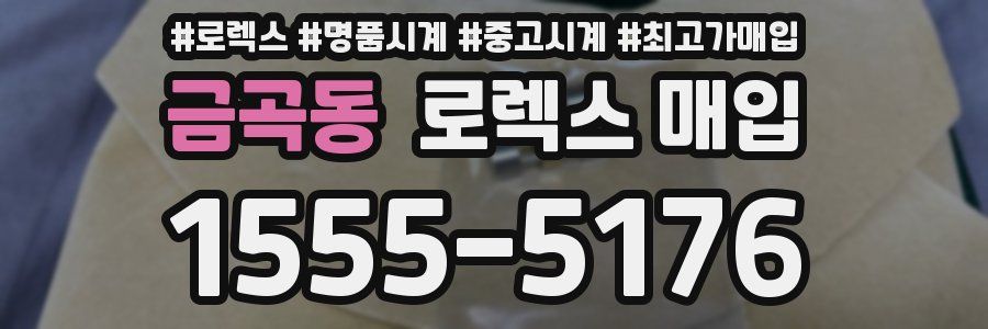 금곡동 로렉스 매입