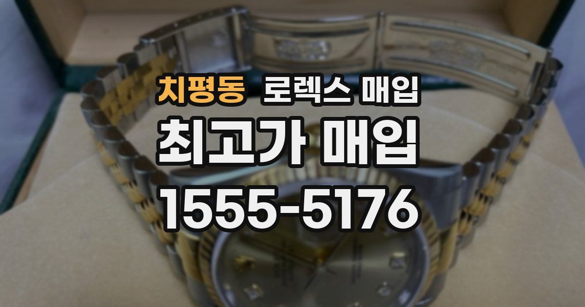 치평동 로렉스 매입