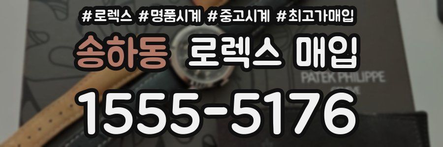 송하동 로렉스 매입