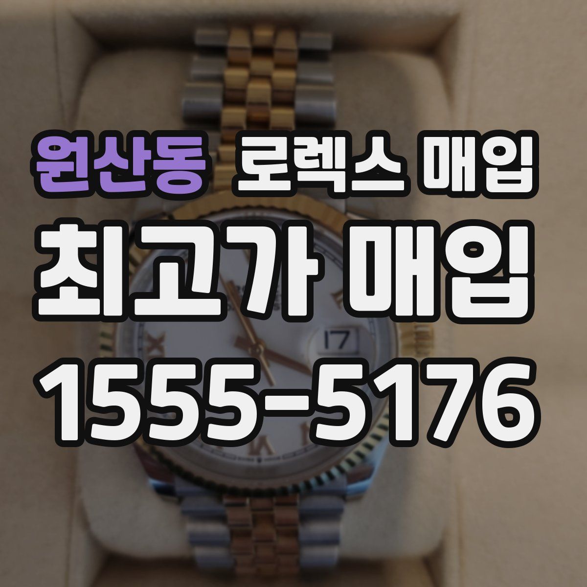 원산동 로렉스 매입