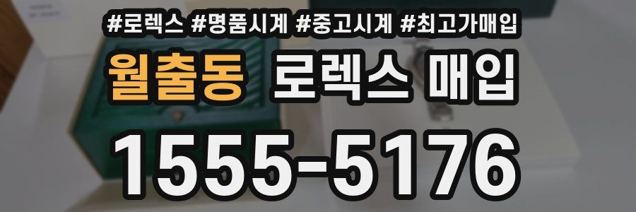 월출동 로렉스 매입