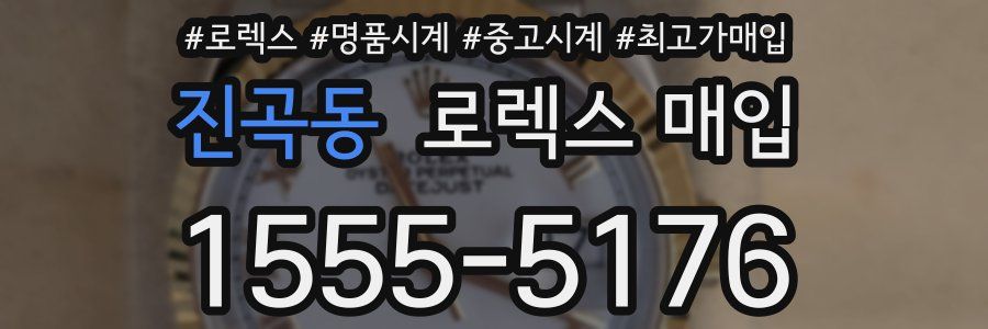 진곡동 로렉스 매입