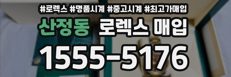 산정동 로렉스 매입