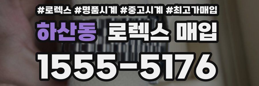 하산동 로렉스 매입