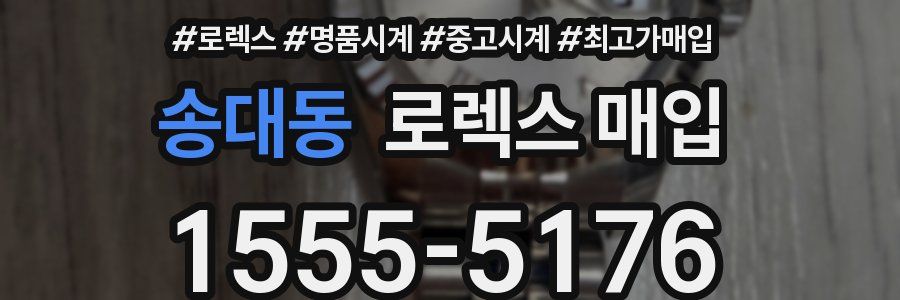 송대동 로렉스 매입