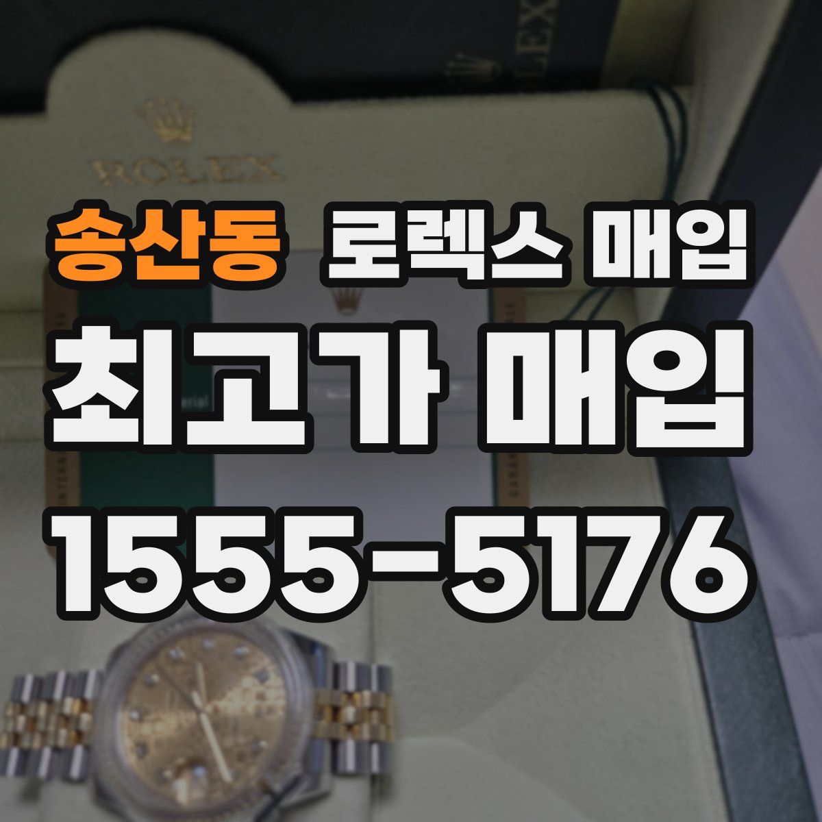 송산동 로렉스 매입