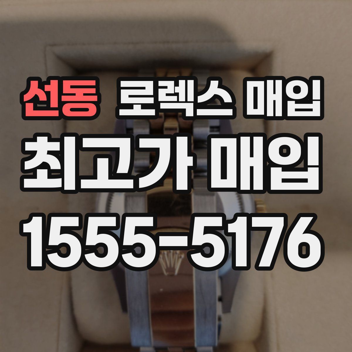 선동 로렉스 매입