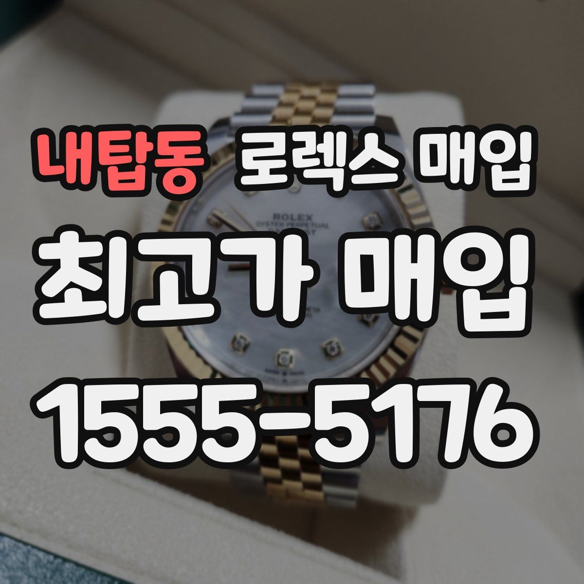 내탑동 로렉스 매입