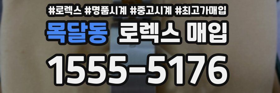 목달동 로렉스 매입