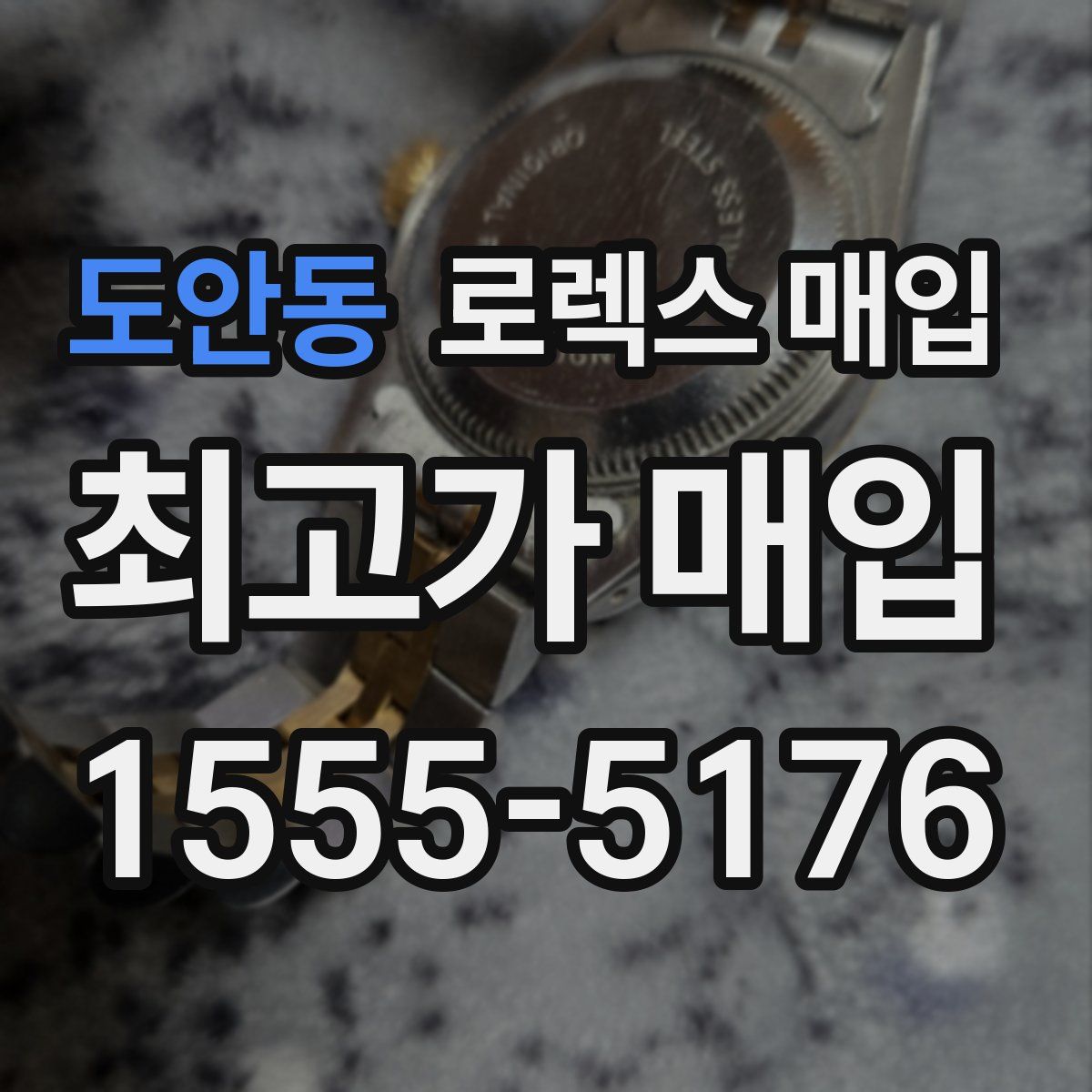 도안동 로렉스 매입